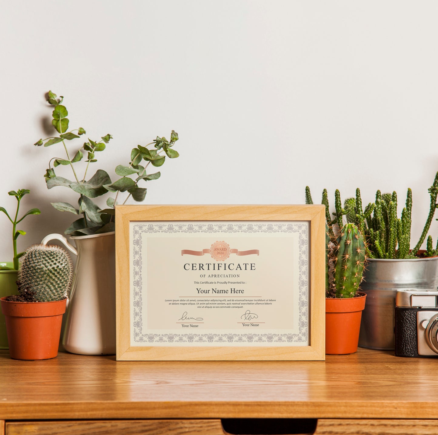 Canva Certificate Template & Appreciation – Editable Completion Certificate