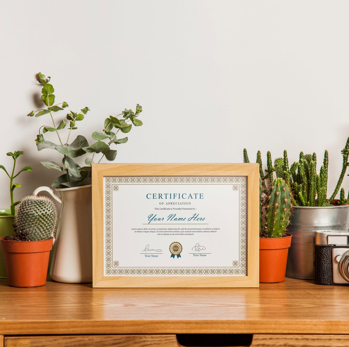 Canva Certificate Template & Appreciation – Editable Completion Certificate
