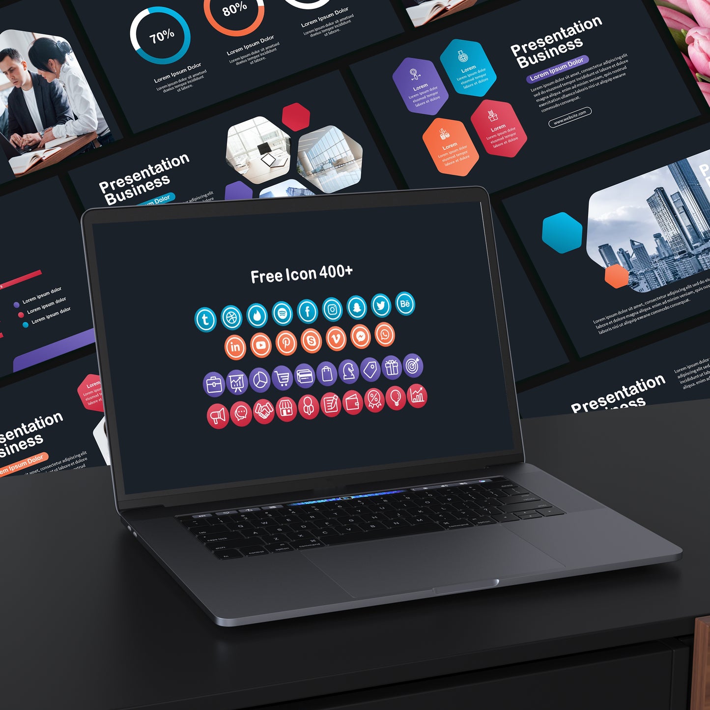 Future PowerPoint Template - Modern Technology & Business Presentation