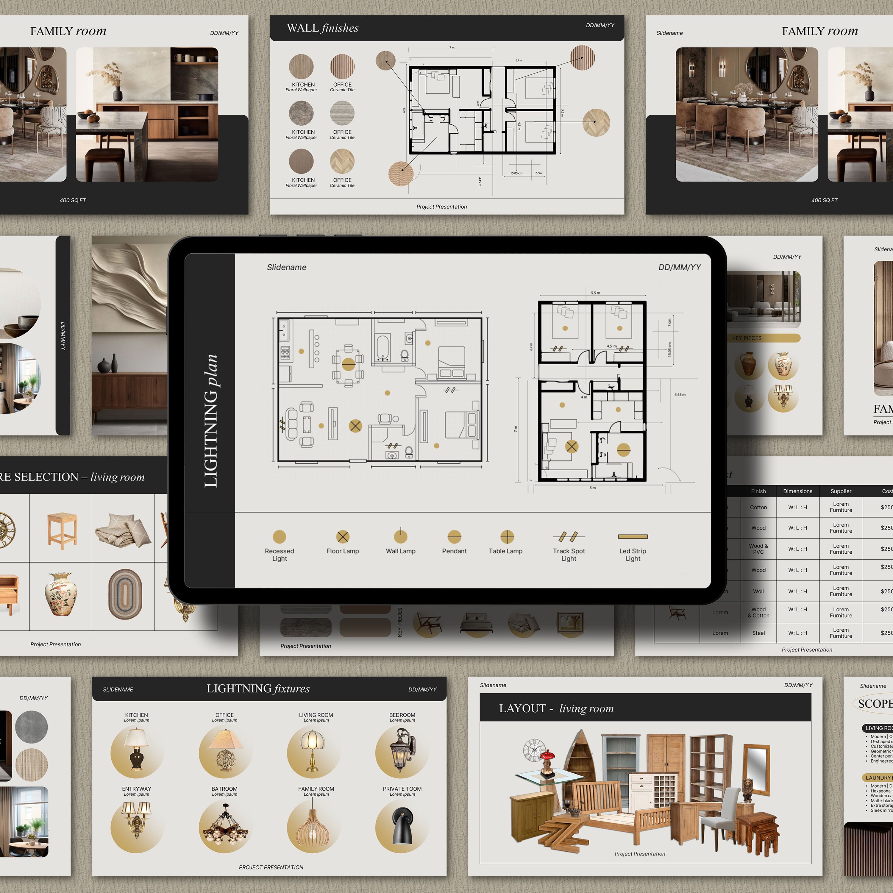 Interior Design Template – SKY KREASI