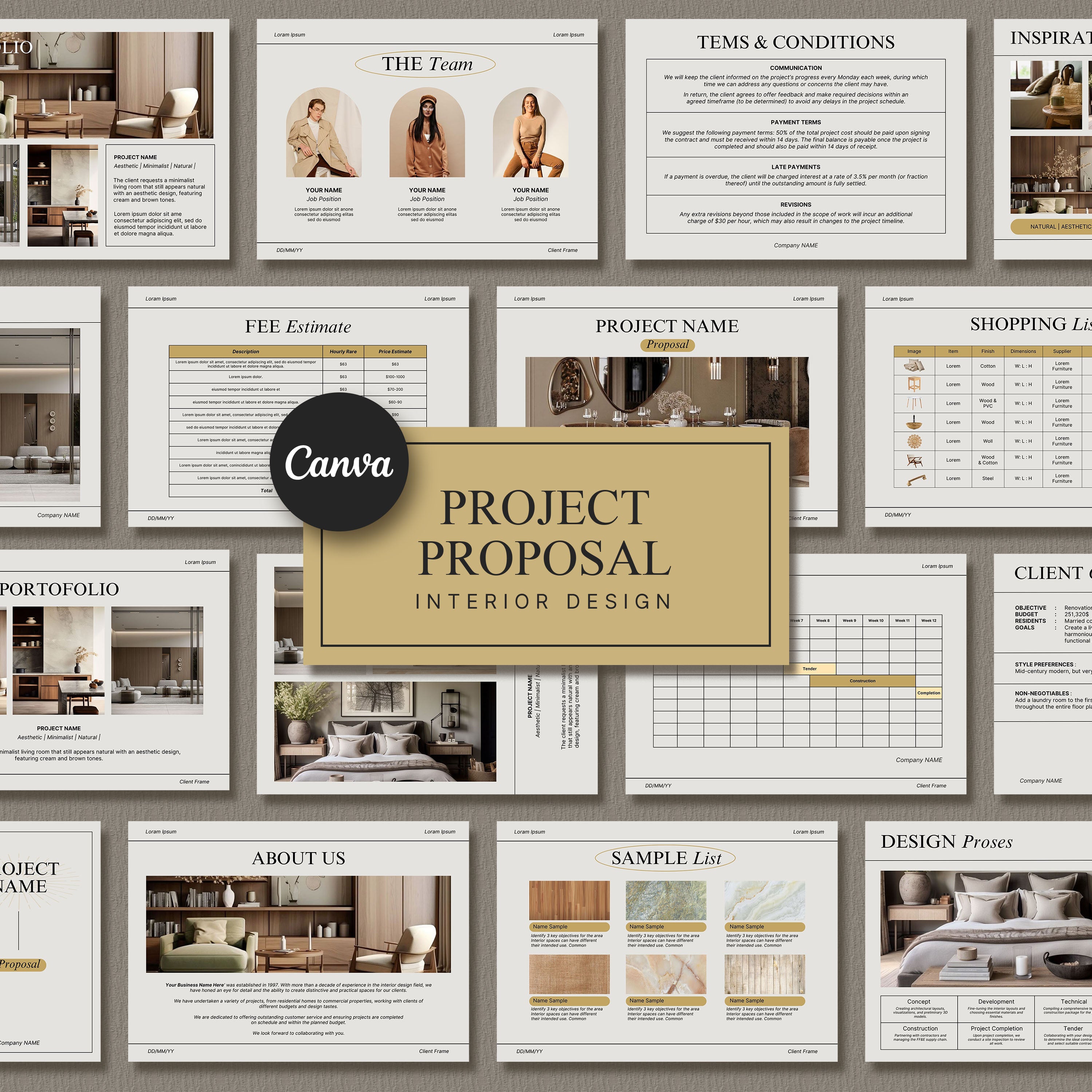 Interior Design Template – SKY KREASI