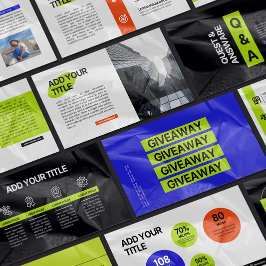 Urban Minimalist PowerPoint Template - Modern Magazine Style Slides