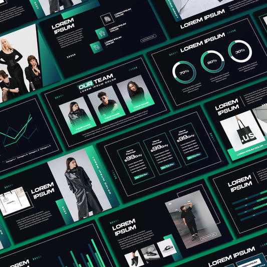 Green PowerPoint Template 2025 - Minimalist Business & Modern Slides