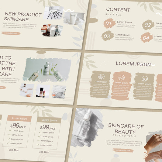 Pastel PowerPoint Template - Minimalist Business Strategy & Pitch Deck Google Slides